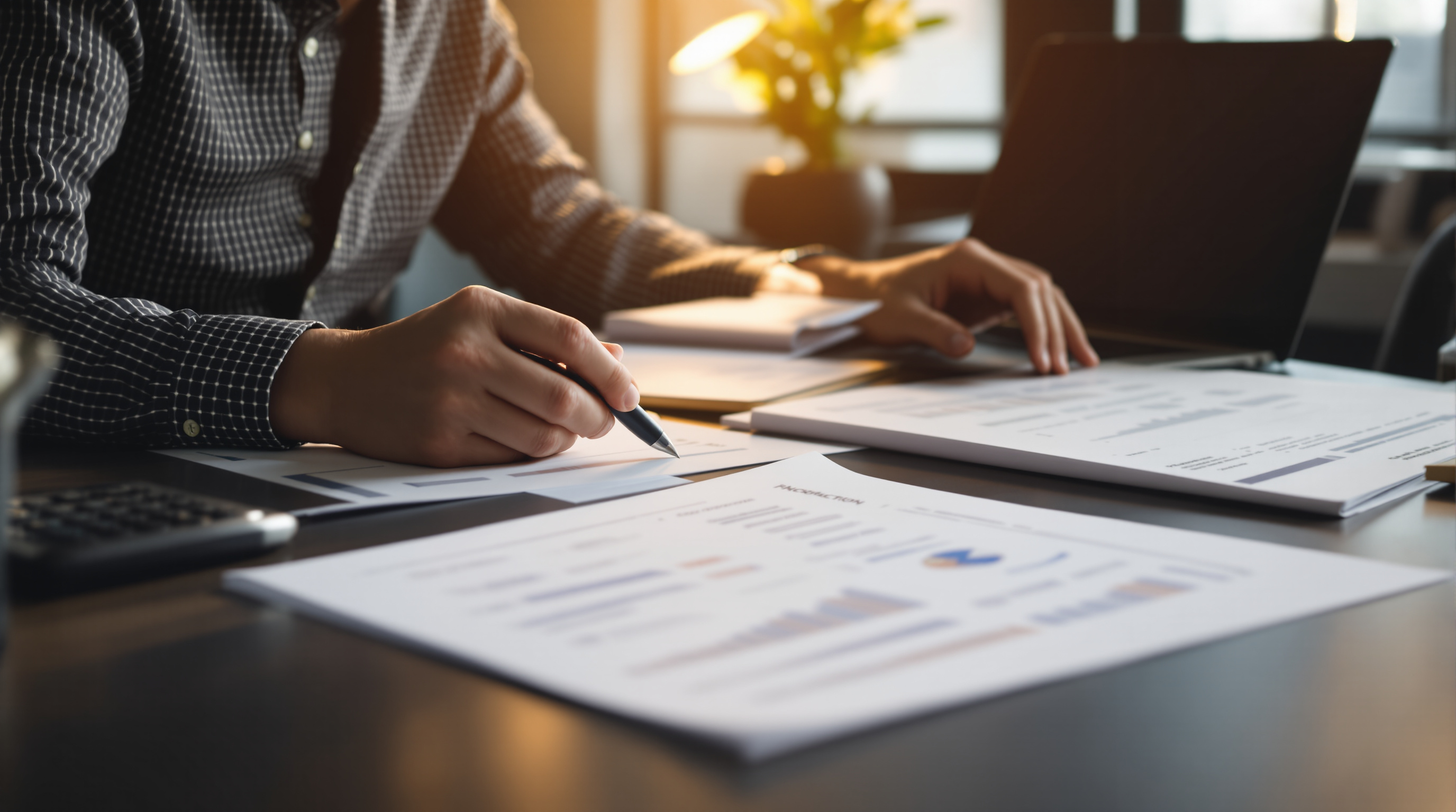 Professionnel indépendant analysant ses options de statut