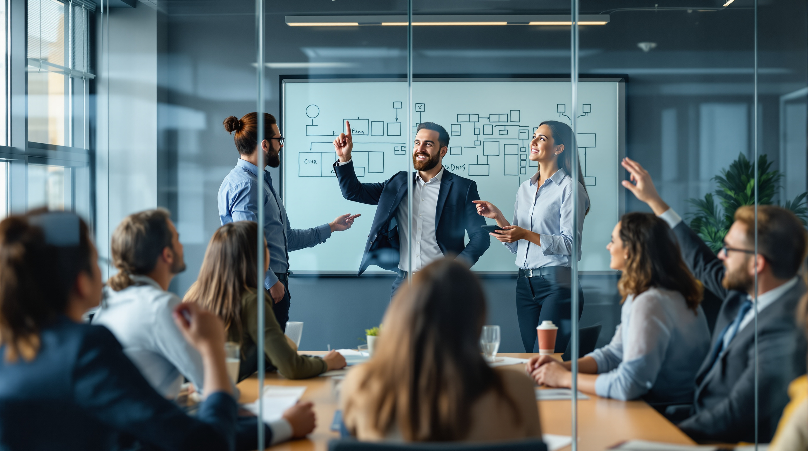 Équipe de consultants en portage salarial